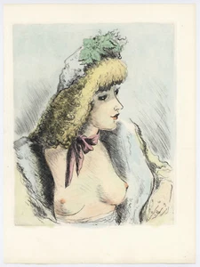 Andre Dignimont original etching - Picture 1 of 1