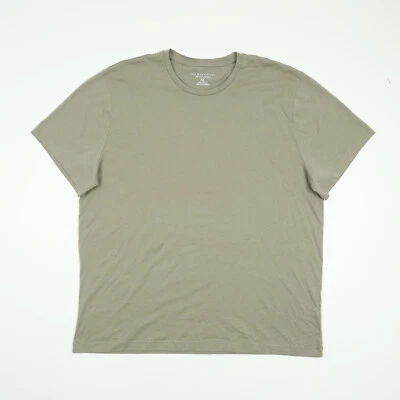 The Men's Store Pima Cotton Solid T-Shirt Vetiver Green Size XL 3205 - Image 1 of 2