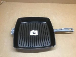 Staub Cast Iron 12-inch Square Grill Pan - Graphite Grey - Picture 1 of 7