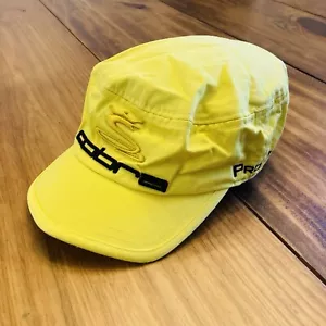 Cobra Golf FJ ProV1 Yellow Painters Cap Military Style Golf Hat EUC - Picture 1 of 9