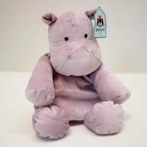 Jellycat Dozydou Hippo Plush Stuffed Animal 12" Lavender Rare Retired w/ Tag - Picture 1 of 7
