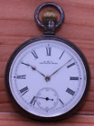 1890 Waltham Hillside Men's Pocket Watch #4613444 Silver Case 14s 13j Runs (CP)