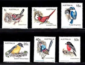 AUSTRALIA #713-718 MNH AVES AUSTRALIANAS - Imagen 1 de 1