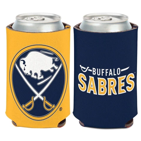 Buffalo Sabres 12oz Two Sided Can Cooler [NEW] NHL Coozie Koozie Beer Drink Cover