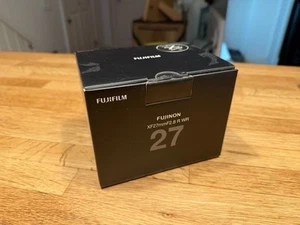 Fujifilm XF 27mm f/2.8 R WR Pancake Lens Boxed - Picture 1 of 6