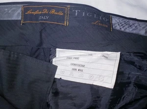 Tiglio Luxe Italien Anzughose Herren 38R 100 % Wolle Stil 2560 gefüttert - Bild 1 von 4