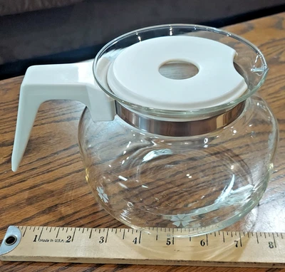 Mr. Coffee 8 cup Replacement Carafe  White plastic Very Good Condition - Image 1 of 2