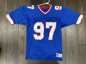 Vintage 90s Champion - Buffalo Bulls #97 NFL Trikot Größe 44. J62 - Bild 1 von 7