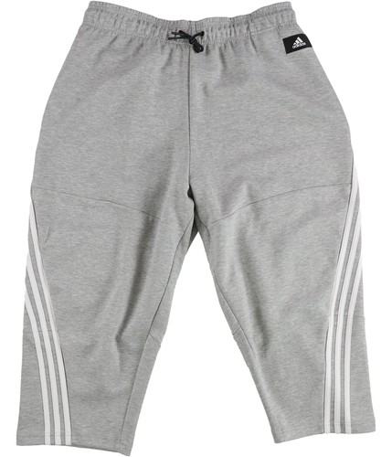 Adidas Donna Z.N.E. Felpa sportiva avvolta a 3 strisce grigio medio XL