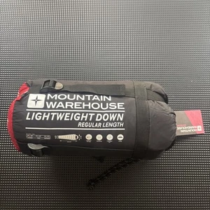 Saco de dormir Mountain Warehouse extremadamente ligero plumón momia longitud regular - Imagen 1 de 9