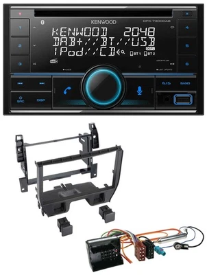 Kenwood CD 2DIN DAB USB MP3 Bluetooth Autoradio für Citroen C3 2010-2016 DS3 ab - Bild 1 von 4