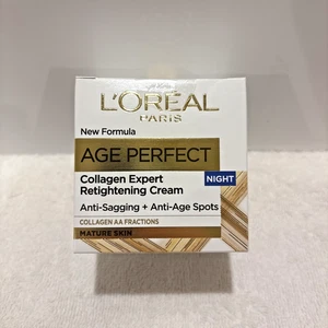 L'Oreal Paris Age Perfect Retightening Night Cream (50ml)Anti: Sagging+Age Spots - Picture 1 of 5
