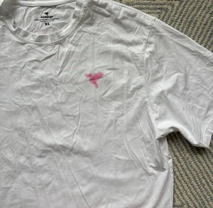 Birddogs Baumwolle/Elasthan Grafik T-Shirt - weiß mit rosa/grün - XL - Bild 1 von 5