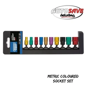 Draper - Metric Coloured Socket Set, 1/4" Sq. Dr. (10 Piece) - Picture 1 of 1