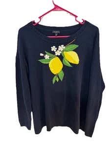 Talbots Damen Lemon Pullover Pulli Gr. XL Petite Crewneck - Bild 1 von 4