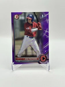 2022 Bowman - Prospects Purple Border #BP-21 Jose Pastrano /250 (RC) - Foto 1 di 2