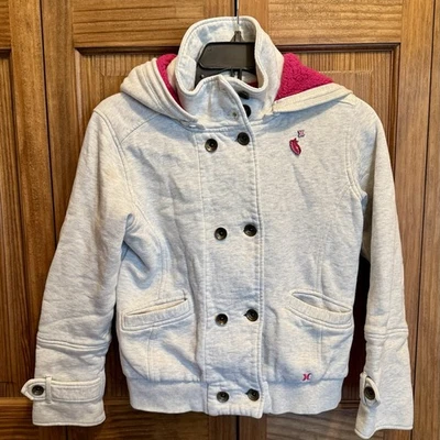 Chaqueta con Capucha Hurley Niñas XL Forrada de Vellón Gris Rosa Patinadora Niña Punk Cómoda Cálida Foto 1 de 4