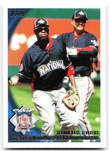 2010 Topps Update #US-228 Second Base Sluggers (Brandon Phillips / Martin Prado) - Picture 1 of 2