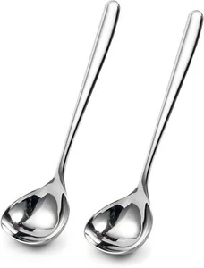 2 Pack Gravy Ladle Sus 304 Stainless Steel Soup Ladle Small Soup Ladles Sauce La - Picture 1 of 7