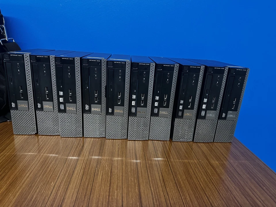 Lote 10 Dell OptiPlex 7010 USFF i5 8GB RAM 500GB HDD Win 10 Foto 1 de 1