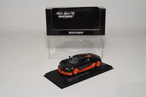 B20 1:43 MINICHAMPS 400 110840 BUGATTI VEYRON SUPER SPORT 2010 CARBON ORANGE MIB - Bild 1 von 19