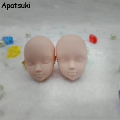 APATSUKI 2 pezzi/lotto teste morbide fai da te pratica trucco bambola per bambola 11,5 pollici 1/6 per Kurhn BJD