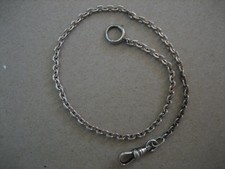 Vintage Unique  S/Silver  Pocket  Watch Chain 11in. Long