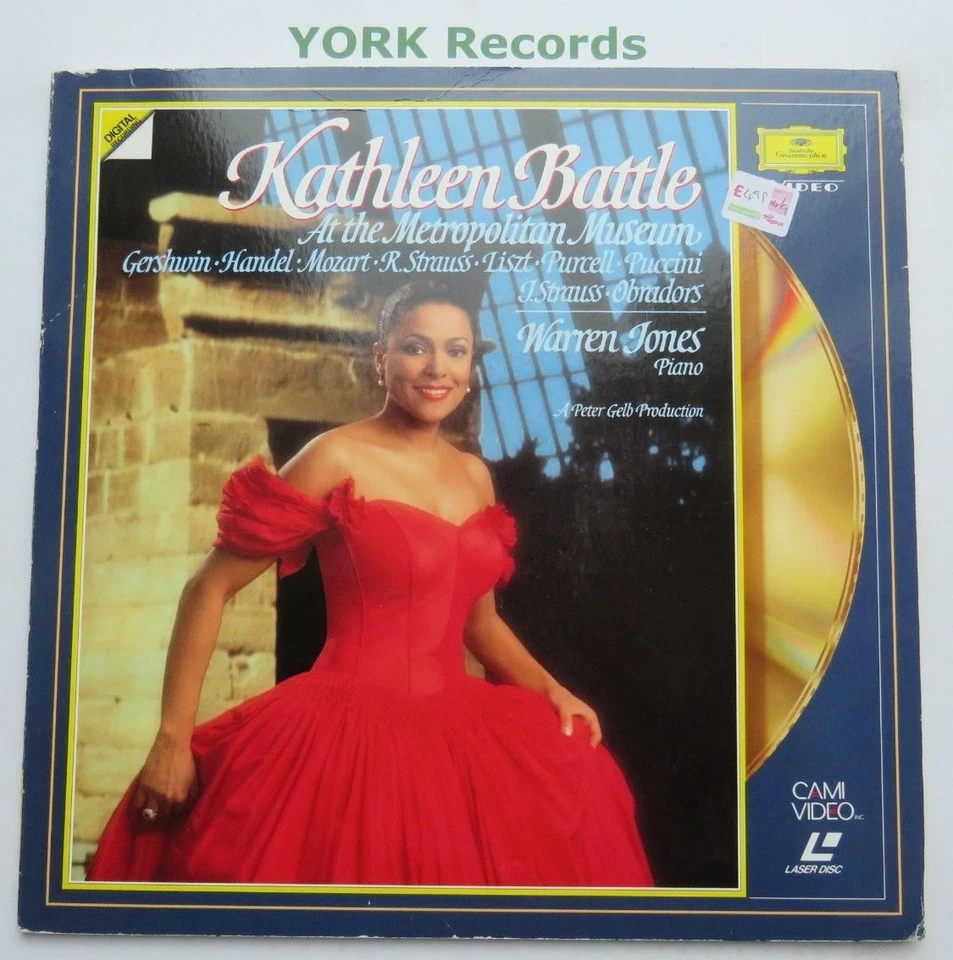 KATHLEEN BATTLE - At The Metropolitan Museum **LASER DISC** - Ex Condition - Image 1 of 1