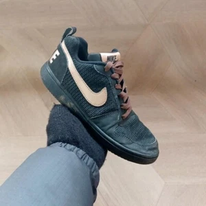 Nike Court Borough Trainer Black UK4 Low Womens 861533-002 Sneaker Shoe - Picture 1 of 8
