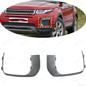Front Fog Driving Light Cover Trim t For Range Rover Evoque 2012-2019,L&R,Gray - Imagen 1 de 6