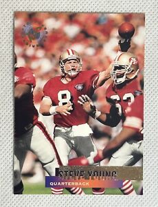 1995 Topps Stadium Club Steve Young #1 Football Card San Francisco 49ers HOF