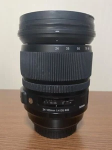 SIGMA Art 24-105mm F4 DG OS HSM AF MF Standard Zoom Lens for Canon EF Mount - Picture 1 of 1