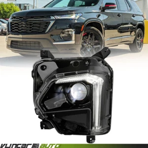 For 2022-2023 Chevrolet Chevy Traverse Full LED DRL Headlight Headlamp Driver LH - Picture 1 of 21