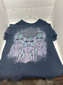 Vintage 2010's Rings of Saturn Band Tour Black Large T-Shirt - Picture 1 of 4