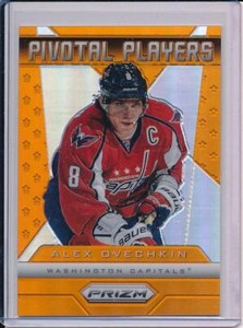 Alex Ovechkin 2013-14 Panini Prizm  Pivotal Players Orange 24 /50 !