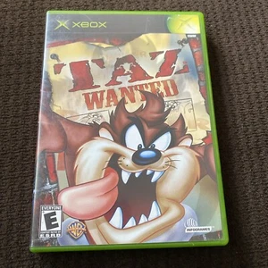 TAZ Wanted Microsoft Xbox (2002) Cover Case ONLY - Used - NO Game Disc - Picture 1 of 6