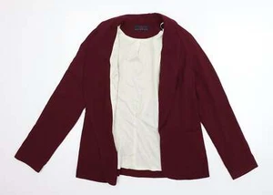New Look Womens Purple Polyester Blend Blazer Size 10 - Picture 1 of 12