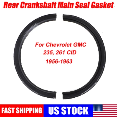 Junta de sello de cojinete principal trasero 4519S para Chevrolet GMC 235 261 CID 1956 1957-1962 Foto 1 de 4