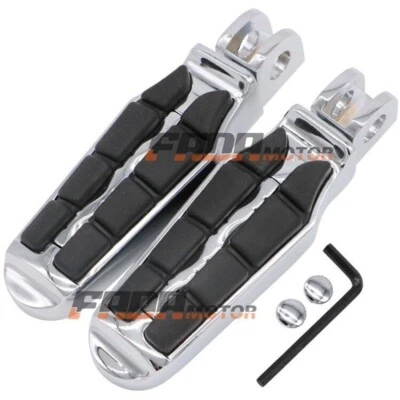 Front Foot Pegs Footrest for Kawasaki Ninja 250R EX300 650 ER-6F EX-6 00-17 097 - Imagem 1 de 4