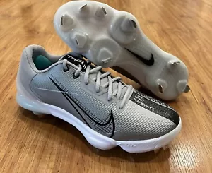 NIKE MENS FORCE ZOOM TROUT 7 PRO METAL BASEBALL CLEATS Size 7.5 CQ7224 023 Grey - Picture 1 of 5
