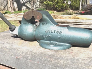 Vintage Wilton 3" Bullet Vise, No Swivel Base, Made in USA, Schiller Park, ILL. - Picture 1 of 13