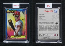 2021 Topps Project 70 Artist Proof Silver Frame /51 Mike Trout Alex Pardee #79