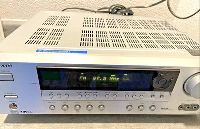 Onkyo TX-SR503 7.1 Channel AV Receiver Silver Home Theater For Parts Or Repair - Image 1 of 4