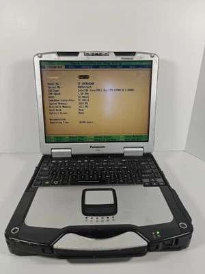 Panasonic Toughbook CF-30 Core 2 Duo L7500 1 GB Ram Sin HDD / OS JUSTO Leer descripción Foto 1 de 4