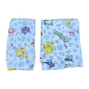 Pokemon Vintage Sheet Set Flat & Fitted Sheet 1990's - Picture 1 of 8