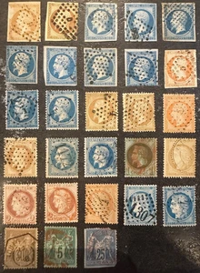 🦬Konvolut schöne Briefmarkenstempel Empire, Ceres, Sages.🦬 - Bild 1 von 3