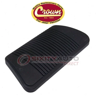 Crown Automotive Brake Pedal Pad for 1991-1999 Jeep Cherokee - Body Floor  pd - Image 1 of 4