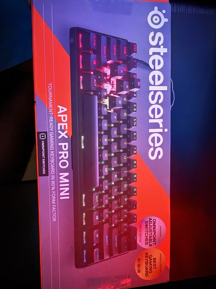 Apex Pro Mini Keyboard (OmniPoint Switches) BRAND NEW NEVER OPENED - Image 1 of 3