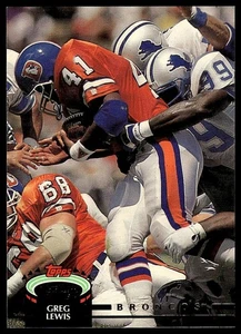 Greg Lewis 1992 Stadium Club #31 - Bild 1 von 2