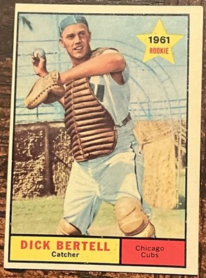 1961 TOPPS #441 DICK BERTELL RC OF THE CHICAGO CUBS NM CONDITION - Image 1 of 2